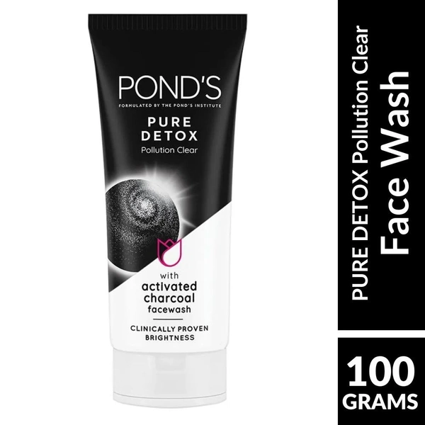 Ponds Pure Detox Anti-Pollution Facewash  100gm tube