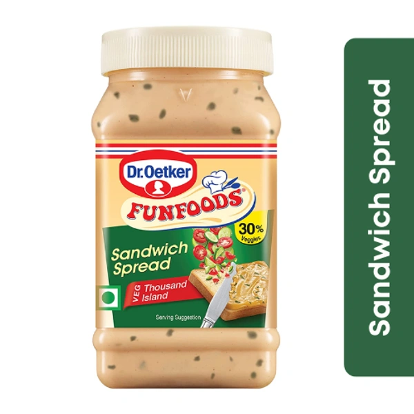 Funfoods Sandwich Spread Thousand Island Eggless 300gm