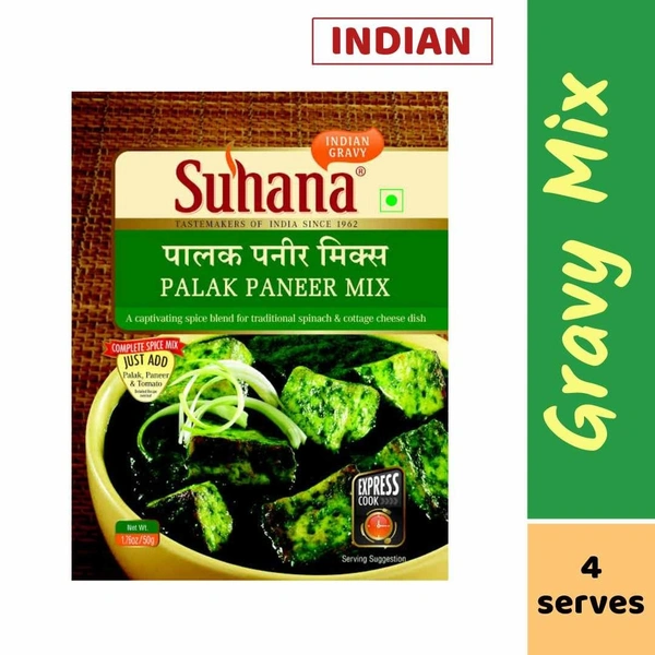 Suhana Palak Paneer Mix Masala 50gm