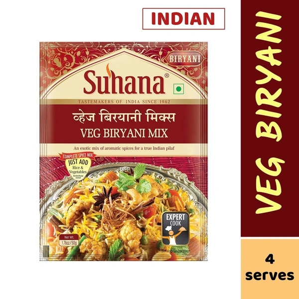 Suhana Veg Biryani Mix 50gm