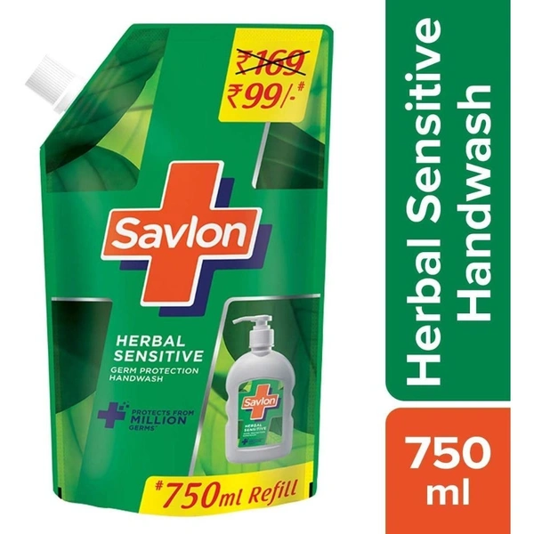 Savlon Herbal Sensitive Handwash  750ml 