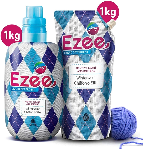 Godrej Ezee Liquid Detergent Wash  2Lt (Refill+Bottle)