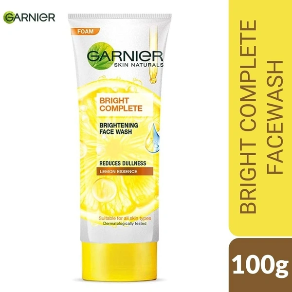 Garnier Bright Complete Face Wash  100Gm tube