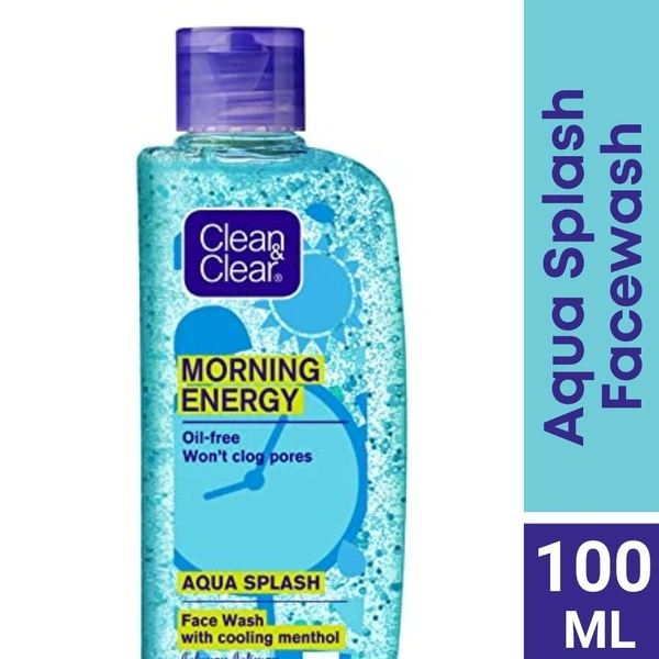 Clean & Clear Morning Energy Aqua Splash Face Wash  100ml Bottle