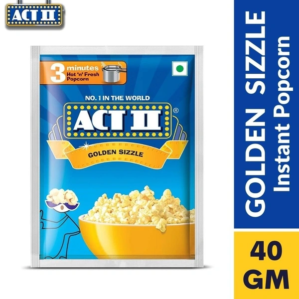 Act II Popcorn Golden Sizzle  40Gm 