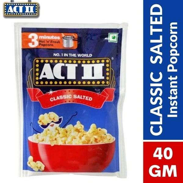 Act II Popcorn Classic Salted  40Gm