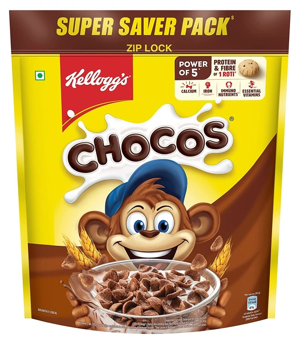 Kelloggs Chocos Breakfast Chocolate Cereal (Saver Pack) 1.2Kg