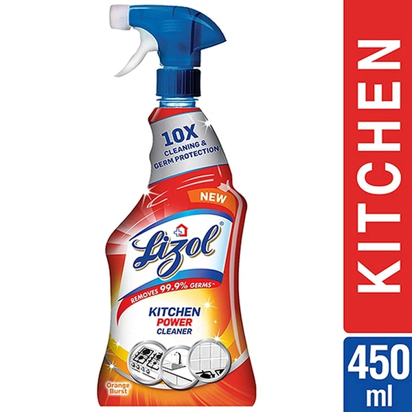 Lizol Trigger Power Kitchen Cleaner Orange  450ml Spray