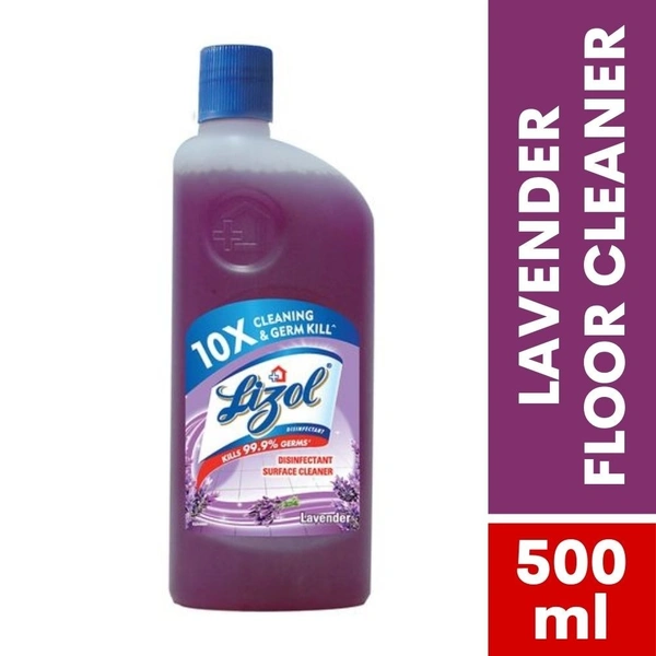 Lizol LAVENDER Disinfectant Surface Floor Cleaner  500ml Bottle