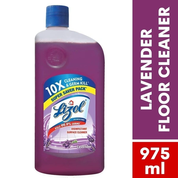 Lizol LAVENDER Disinfectant Surface Floor Cleaner  975ml Bottle