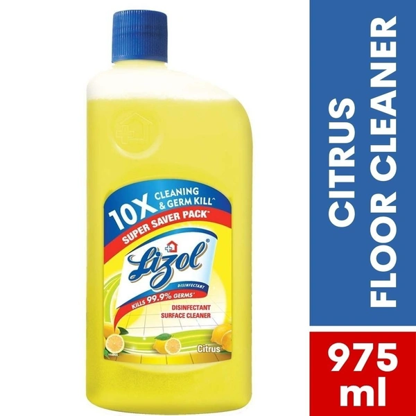 Lizol CITRUS Disinfectant Surface Floor Cleaner  975ml Bottle