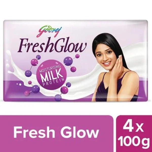 Fresh Glow Fairness Bathing Soap  100gm (pack 0f 4)