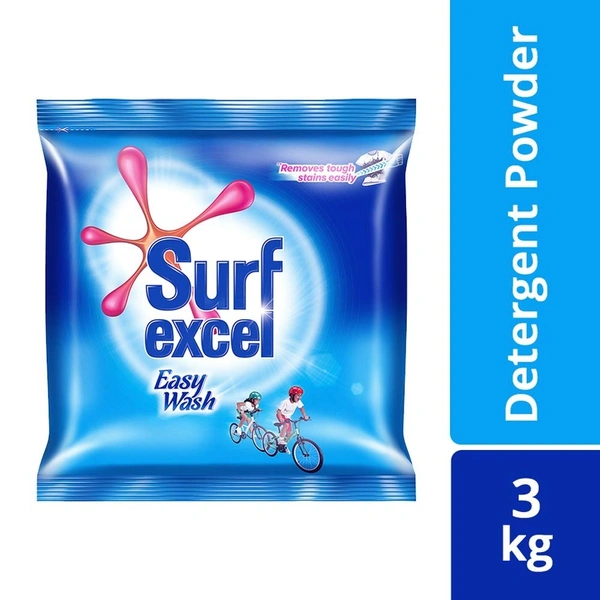Surf Excel Easy Wash Blue Detergent Washing Powder  3kg pkt