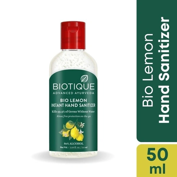 Biotique Bio Lemon Instant Hand Sanitizer (Pocket)  50ml 