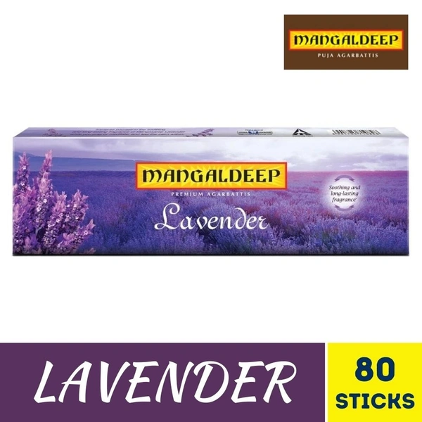 Mangaldeep Lavender Puja Agarbatti  80 sticks