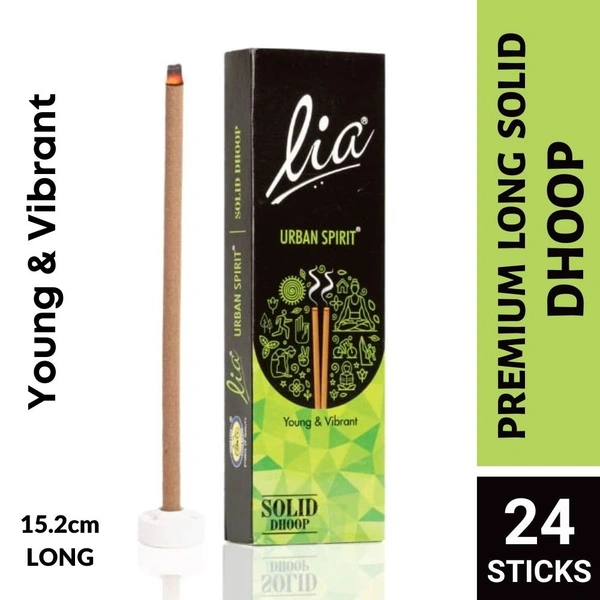 Lia URBAN SPIRIT Solid Jumbo Dhoop Sticks  24 Sticks