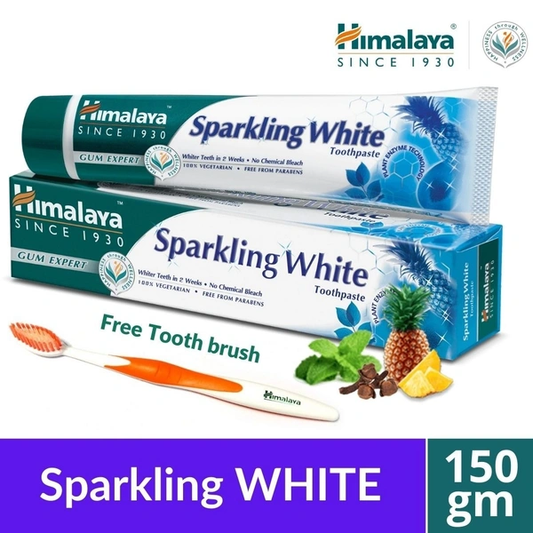 Himalaya Herbals Sparkling White ToothPaste  150gm