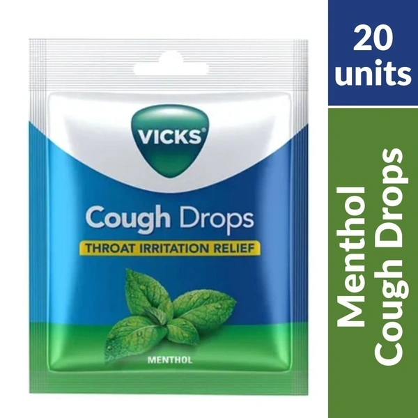 Vicks Toffee Menthol Cough Drop  20pcs