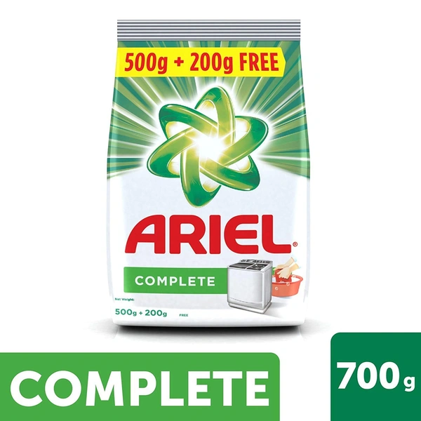 Ariel Complete Detergent Washing Powder  500g+200g pouch