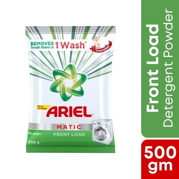 Ariel Matic Front Load Detergent Washing Powder  500gm pouch