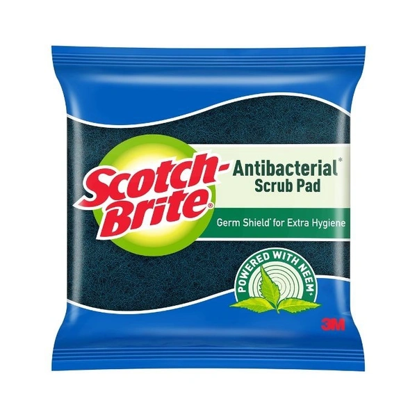 Scotch Brite Antibacterial Neem Scrub pad MEDIUM  1pcs