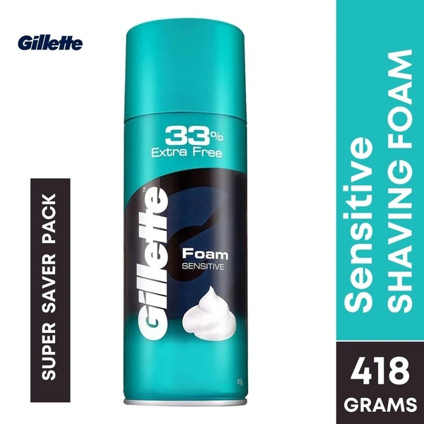 Gillette SENSITIVE Shaving Foam  418gm can