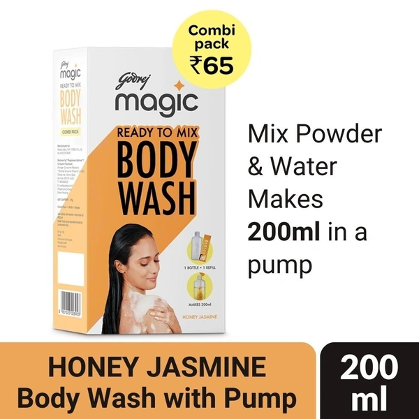 Magic Bodywash Honey Jasmine Pump + Powder  makes 200ml