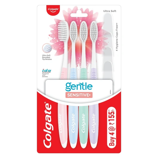 Colgate Gentle Sensitive UltraSoft Toothbrush  Pack of 4
