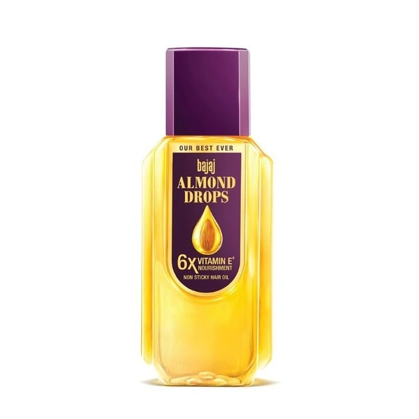 Bajaj Almond Drops Non-Sticky Hair Oil  190ml 