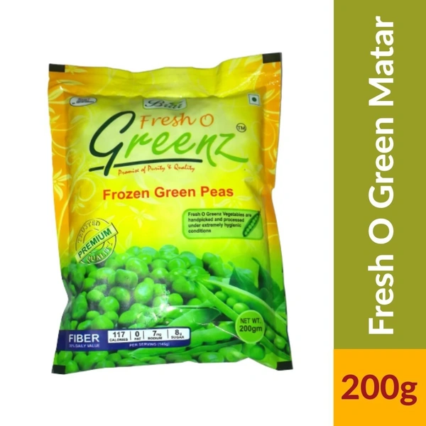 Fresho Green Frozen Matar  200gm