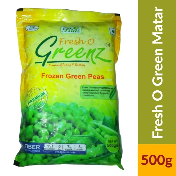 Fresho Green Frozen Matar  500gm