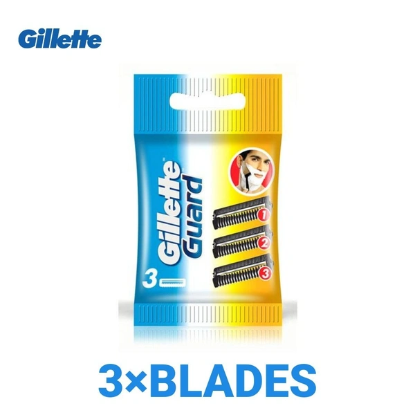 Gillette Guard Razor Shaving Blades  Pack of 3 Blades