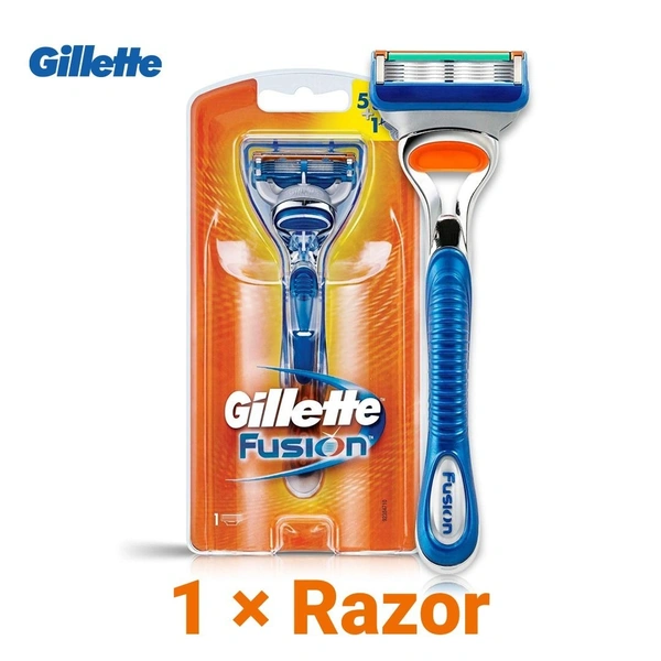 Gillette Fusion 5 Manual Shaving Razor  1 Handle + 1 Cartridge