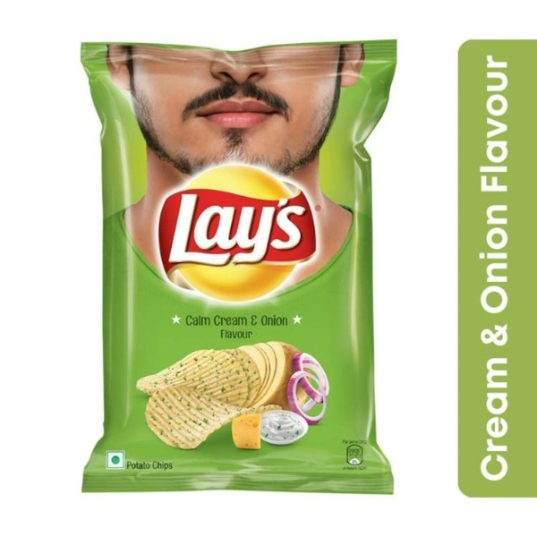 Lays American Cream & Onion Potato Chips  52gm