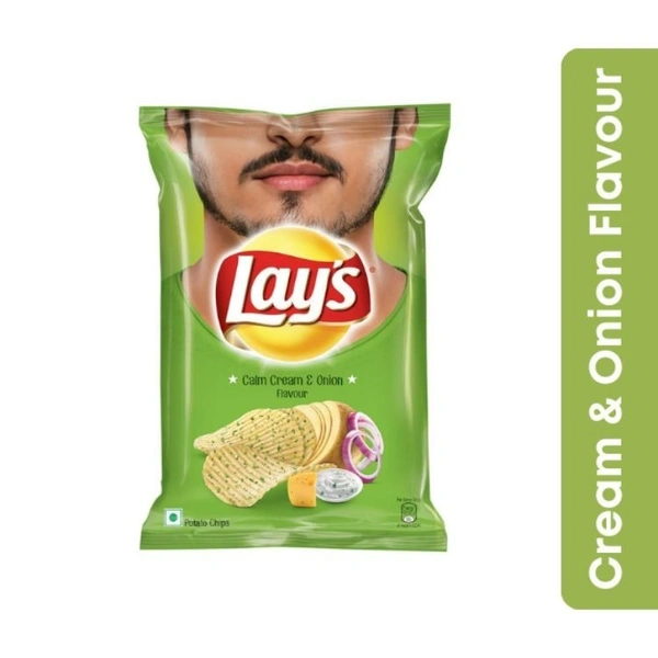 Lays American Cream & Onion Potato Chips  24gm
