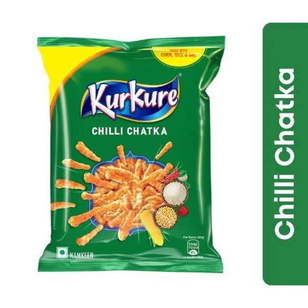 Kurkure Chilli Chatka Spicy Snacks  47gm