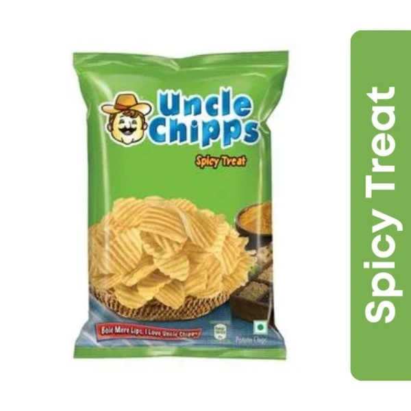 Uncle Chips Spicy Treat Potato Chips  24gM