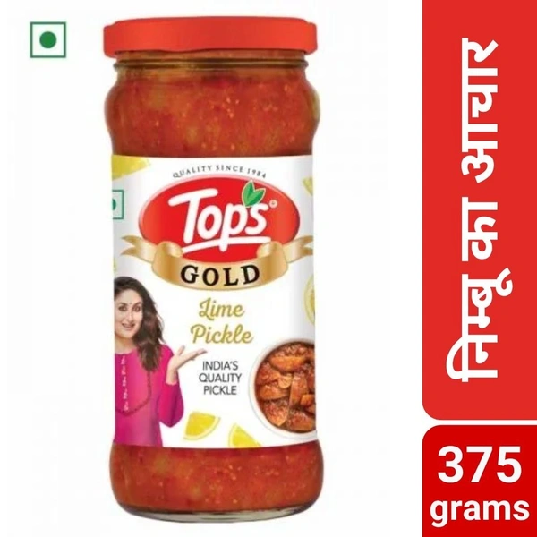 Tops Gold Lime Pickle  375gm