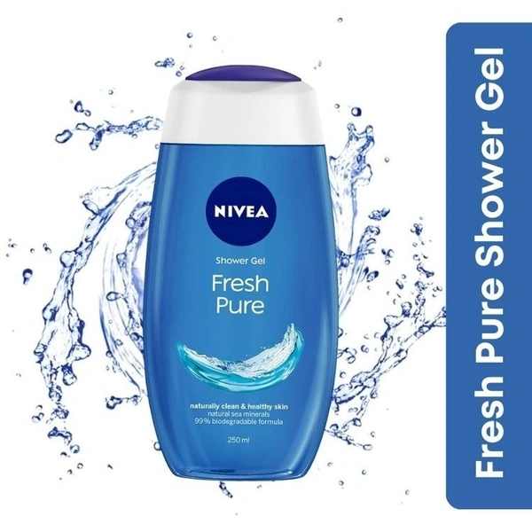 Nivea Fresh Pure Shower Gel  250ml Bottle