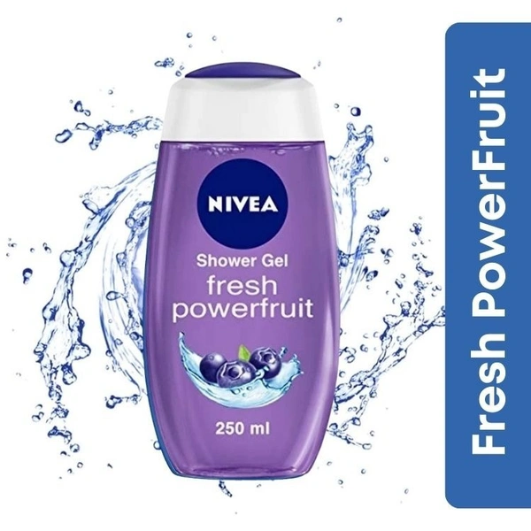 Nivea Fresh Powerfruit Shower Gel  250ml Bottle