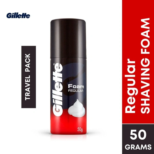 Gillette Classic REGULAR Shaving Foam  50gm (Travel Pack)