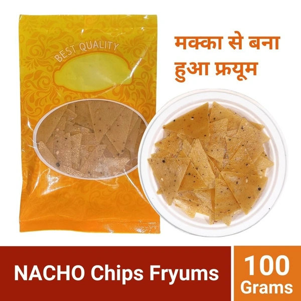 Nacho Chips Fryums (Made from Corn) 100gm