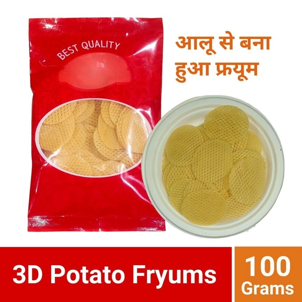 3D Potato Fryums 100gm