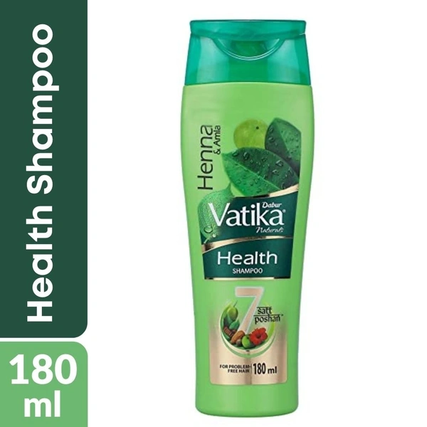 Vatika Health Heena & Amla Shampoo  180 ml 
