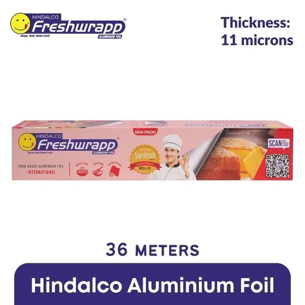 Freshwrapp Hindalco Aluminium Foil 11microns  36 Meters
