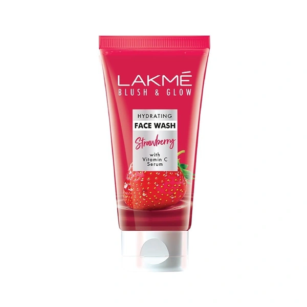 Lakme Blush & Glow Strawberry Blast Gel Face Wash  100Gm tube