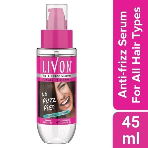 Livon Anti Frizz Hair Serum  50ml