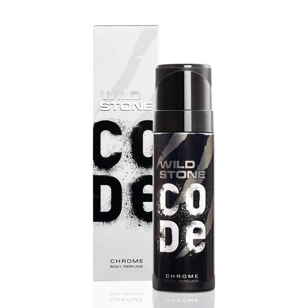 Wild Stone CODE CHROME No Gas Body Perfume  120ml Spray
