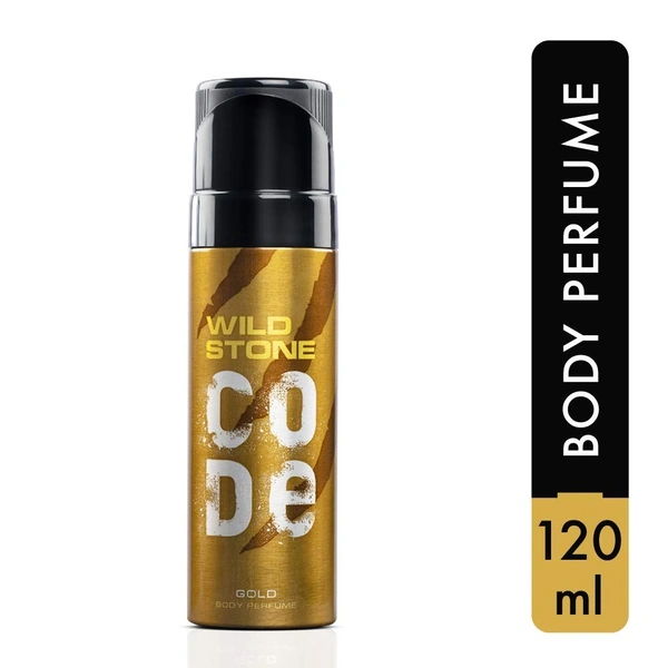 Wild Stone CODE GOLD No Gas Body Perfume  120ml Spray