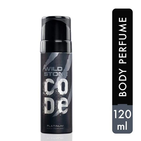 Wild Stone CODE PLATINUM No Gas Body Perfume  120ml Spray